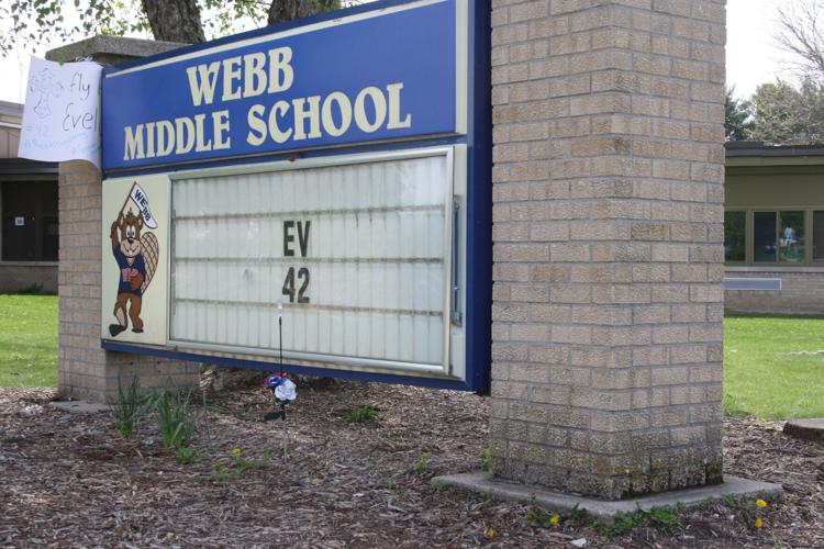 Webb Middle School honoring Evelyn Gurney